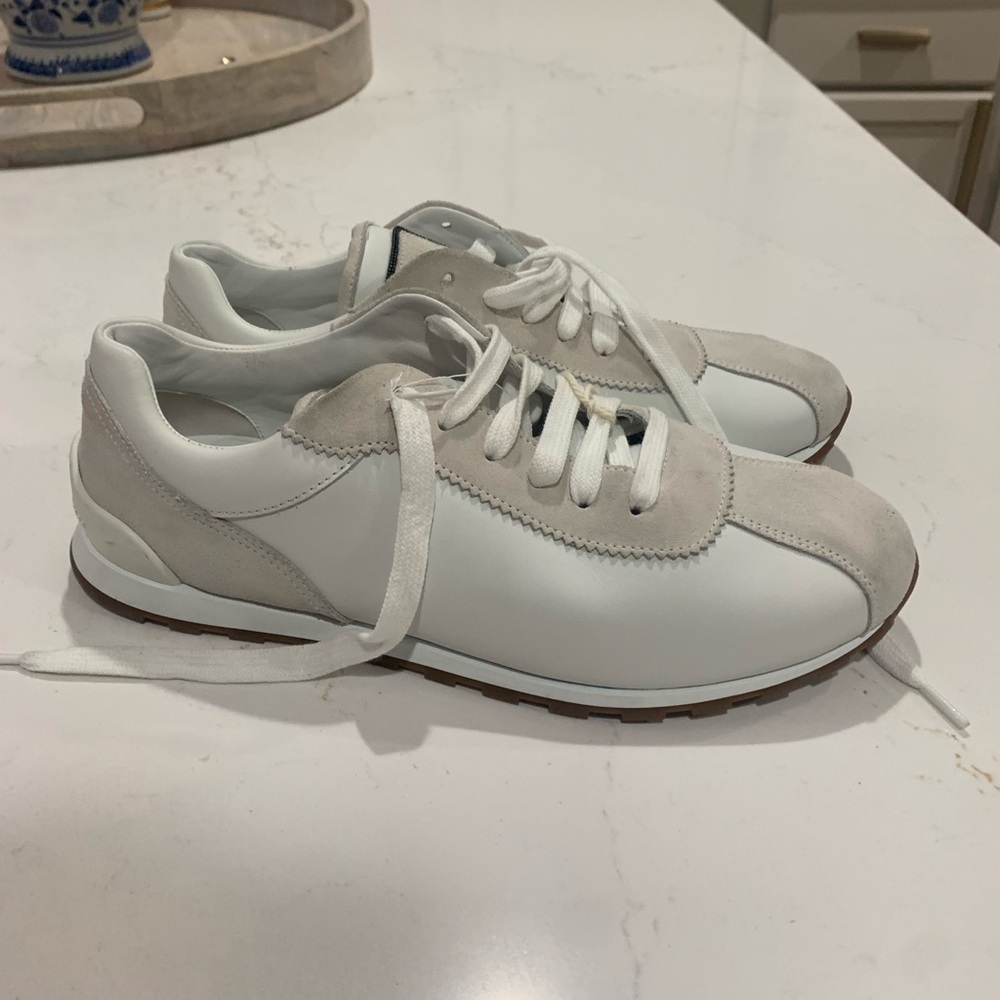 Brunello Cucinelli Low-Top Leather Sneakers Size 41